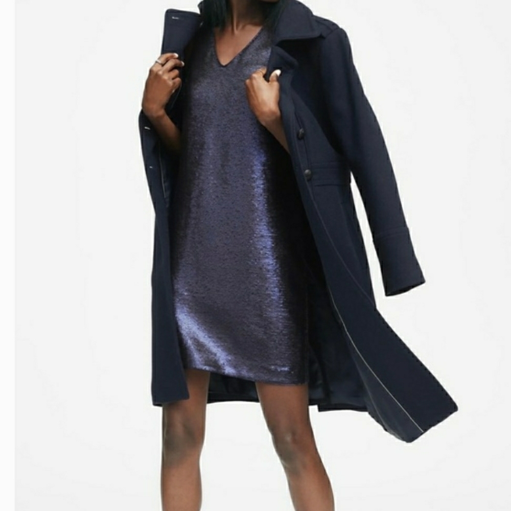 Banana Republic size 6Tall purple/deep blue sequin